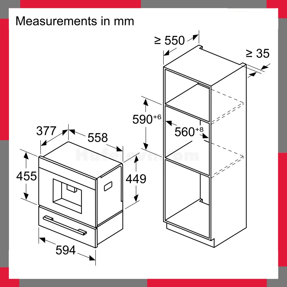 Máy pha cà phê tự động hoàn toàn lắp âm Bosch CTL9181B0 Serie 8