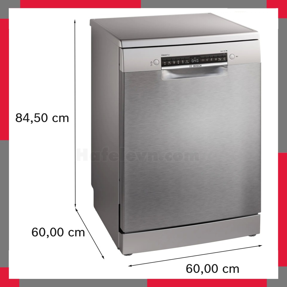 Máy rửa bát độc lập Bosch Bosch SMS4EKI06E Series 4