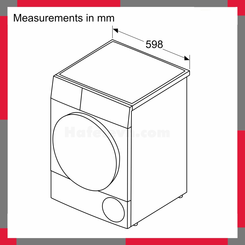 Máy sấy Bosch WQB245B0SG Serie 8
