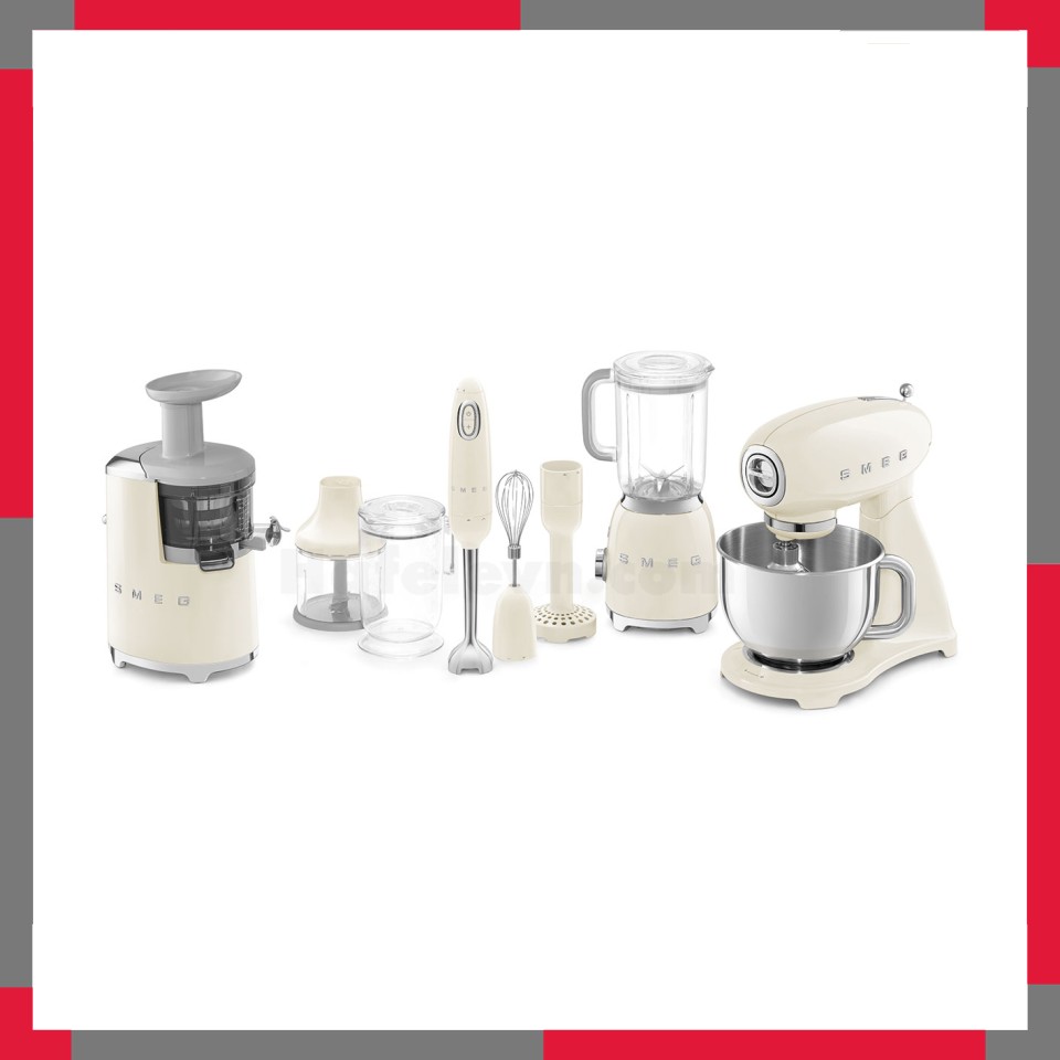 Máy trộn bột đa năng Smeg 50's Style Aesthetic SMF03CREU