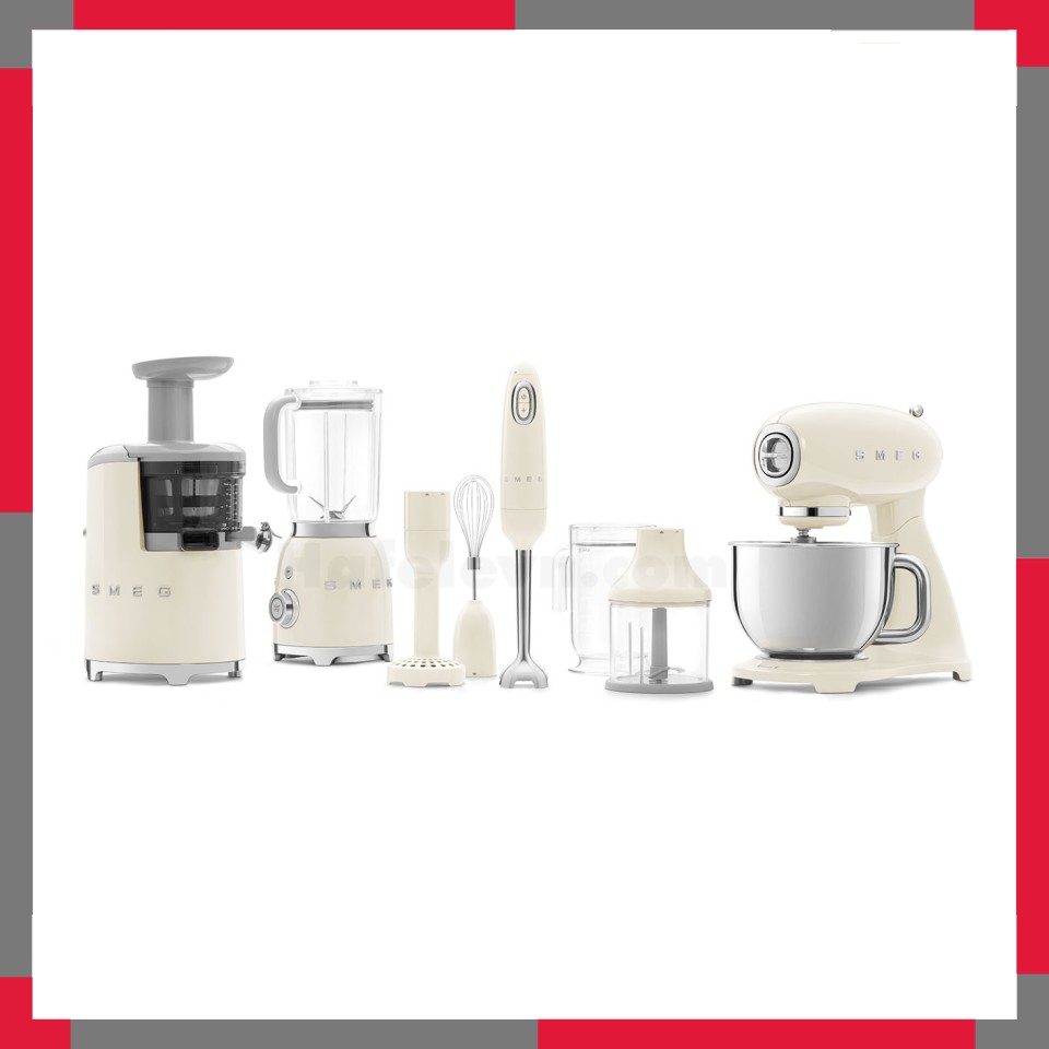 Máy trộn bột đa năng Smeg 50's Style Aesthetic SMF03CREU