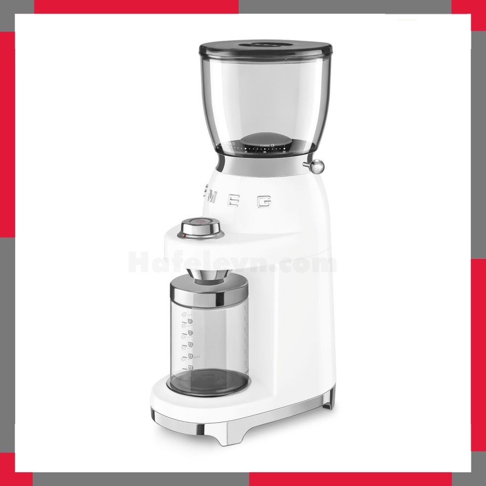 Máy xay cà phê Smeg 50's Style Aesthetic CGF11WH