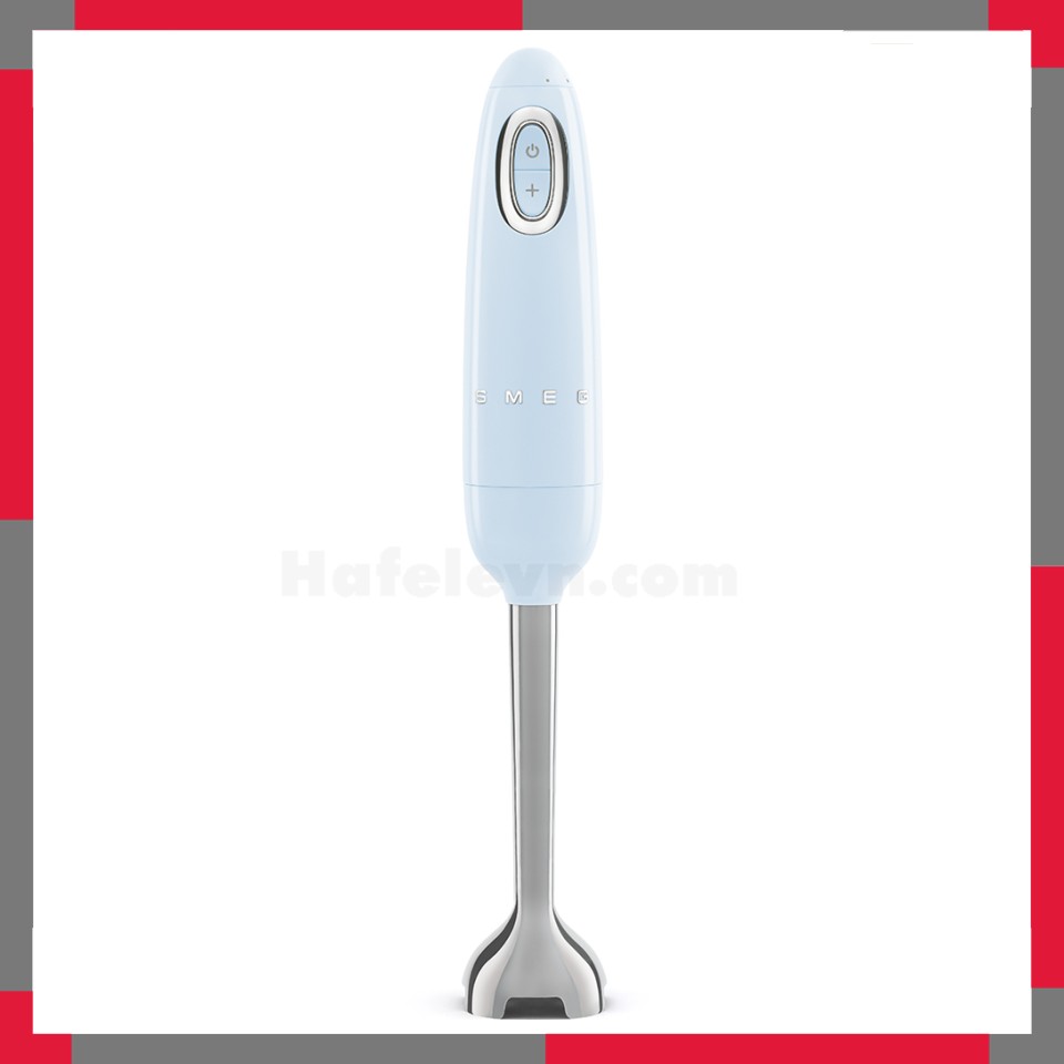 Máy xay cầm tay hiệu Smeg, model HBF11PBEU, màu xanh dương pastel