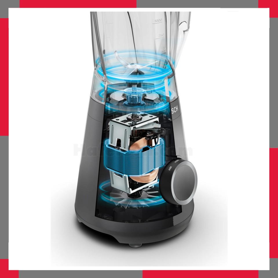 Máy xay sinh tố u0026 xay nhuyễn Bosch MMB6141B Serie 4