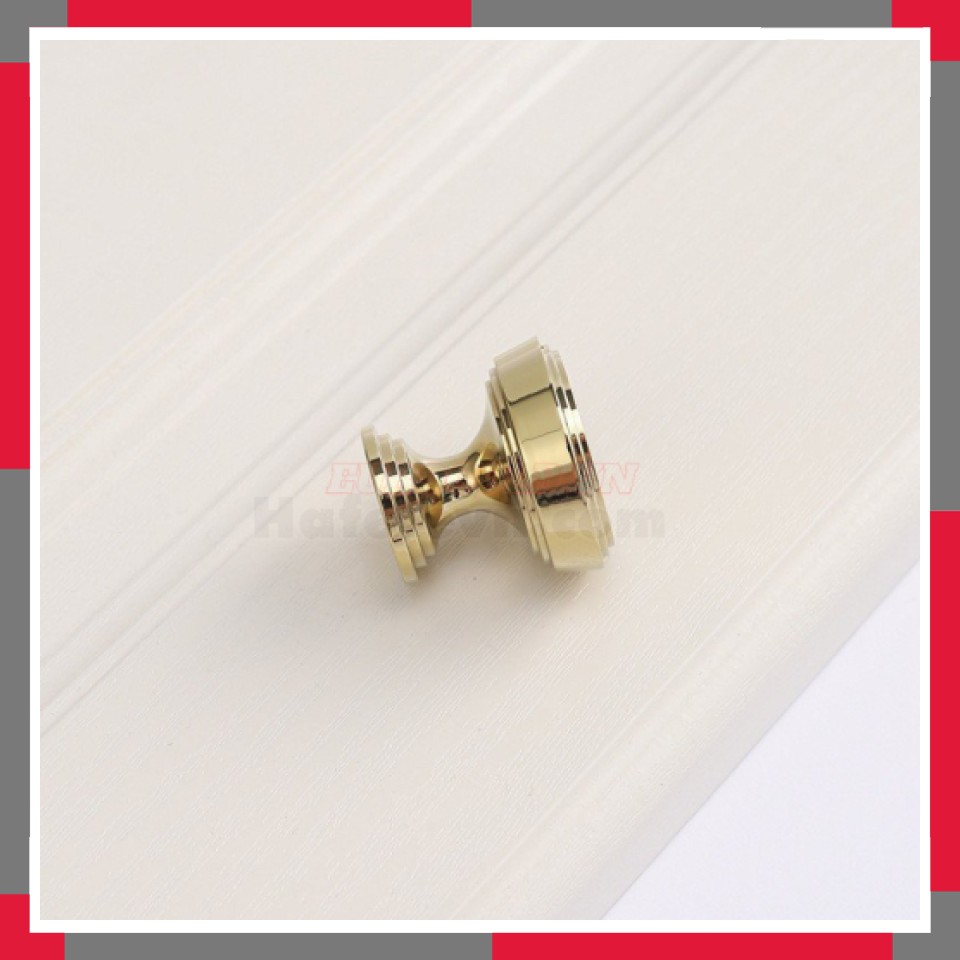 Núm đồng Nguyên Chất Phủ Pvd Vàng Bóng Hiện đại EuroGold BHG01
