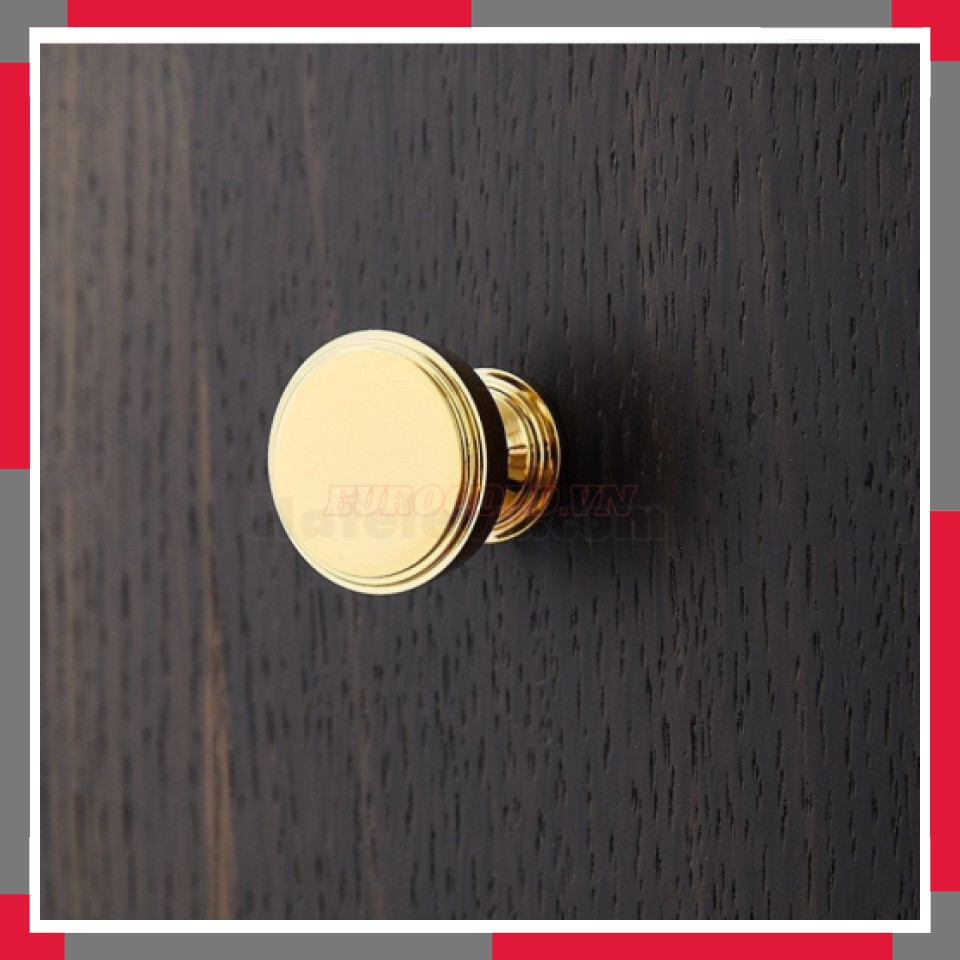 Núm đồng Nguyên Chất Phủ Pvd Vàng Bóng Hiện đại EuroGold BHG01