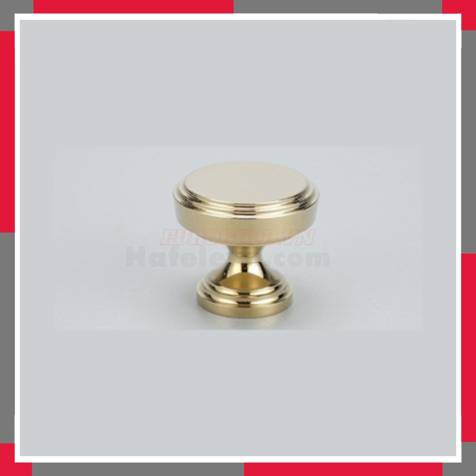 Núm đồng Nguyên Chất Phủ Pvd Vàng Bóng Hiện đại EuroGold BHG01
