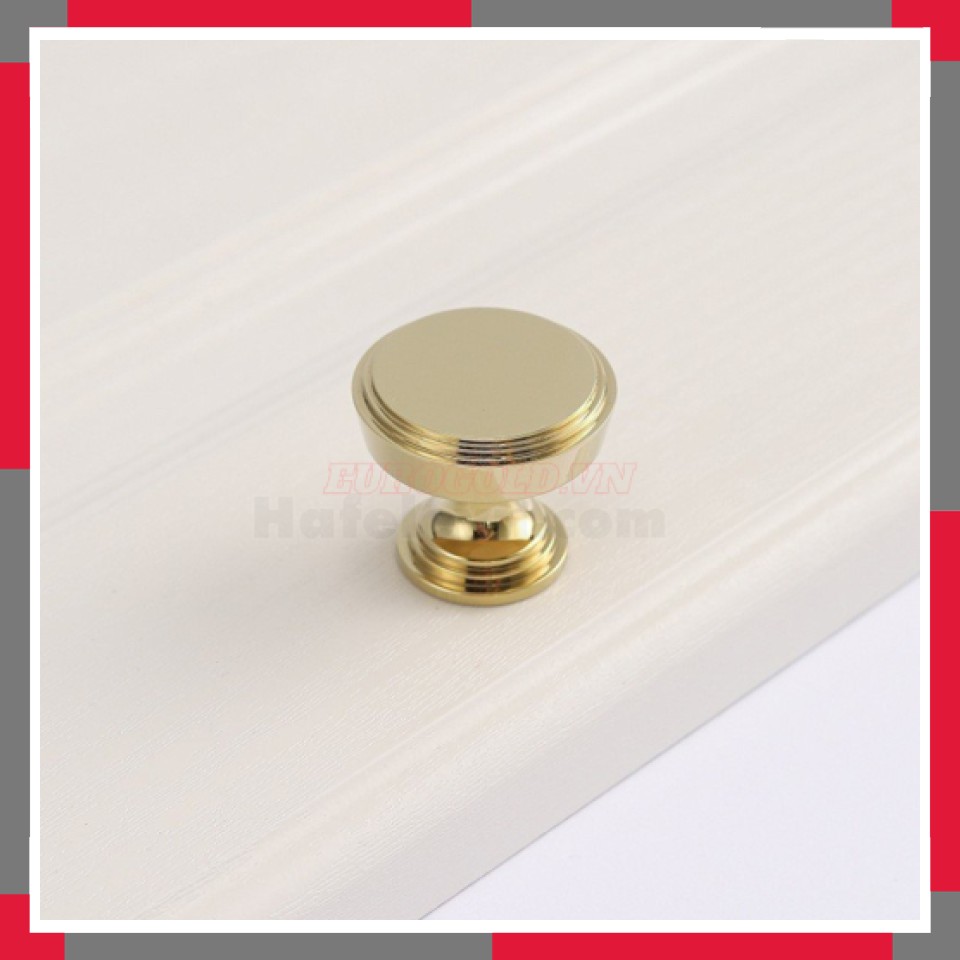Núm đồng Nguyên Chất Phủ Pvd Vàng Bóng Hiện đại EuroGold BHG01
