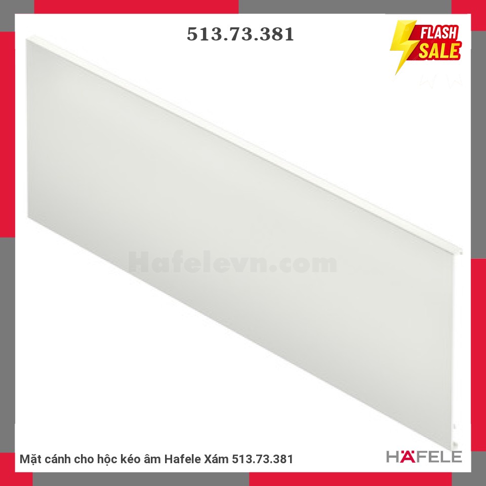 Mặt cánh cho hộc kéo âm Hafele Xám 513.73.381
