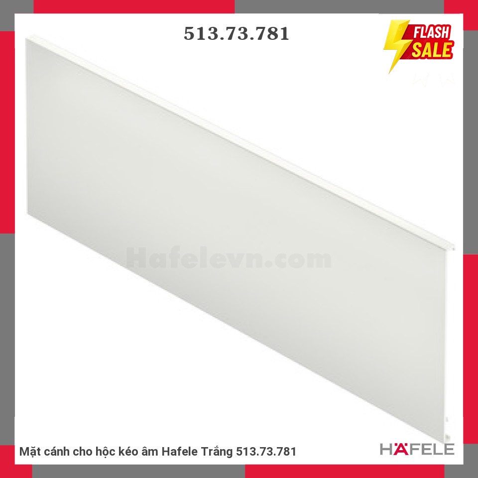 Mặt cánh cho hộc kéo âm Hafele Trắng 513.73.781
