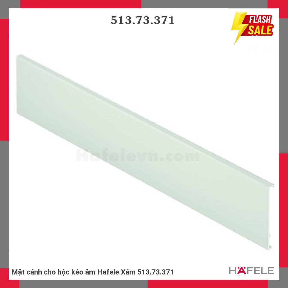 Mặt cánh cho hộc kéo âm Hafele Xám 513.73.371