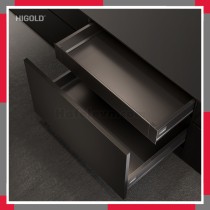 Ray hộp giảm chấn Higold - ngăn kéo âm, cao 86mm HiGold 820006