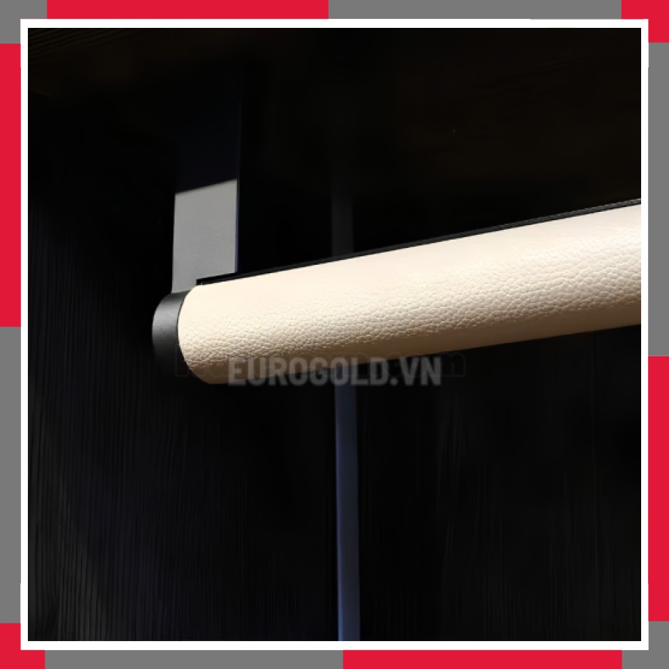 Suốt áo Tròn Hợp Kim Bọc Da Màu Vàng Kem Cao Cấp EuroGold BS02V