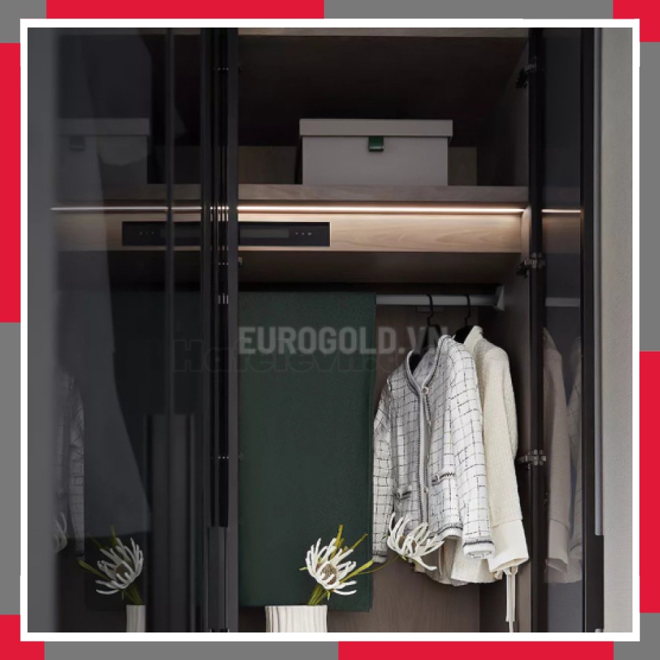 Suốt Treo Quần áo Cao Cấp Hợp Kim Nhôm EuroGold BS01G