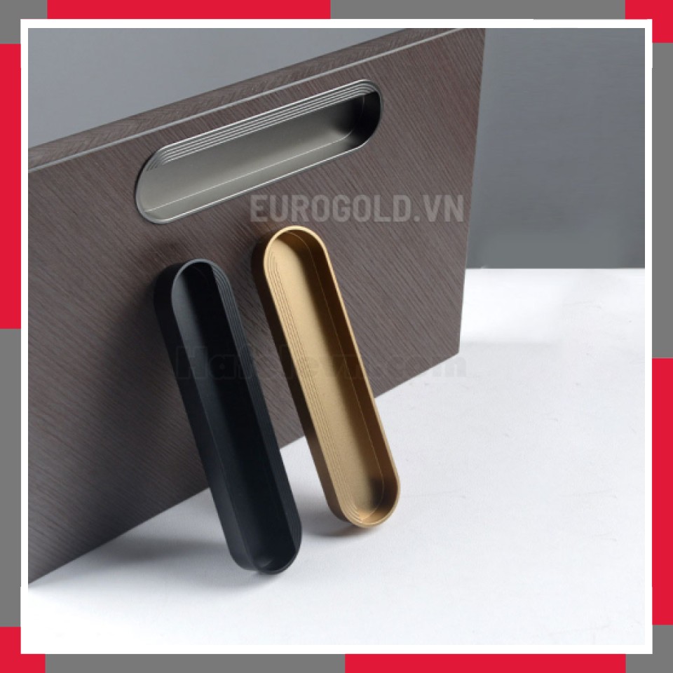 Tay Nắm âm Tủ Hợp Kim Cao Cấp EuroGold BH7402