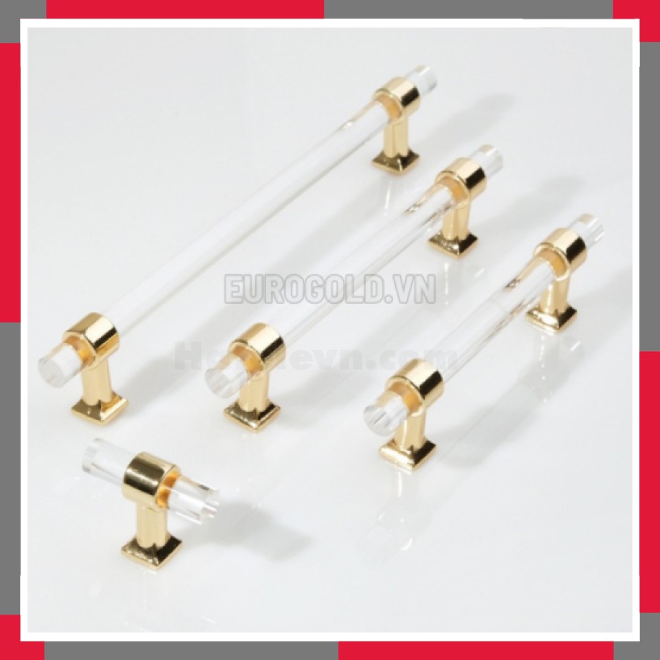 Tay Nắm Tủ Acrylic Phong Cách Hiện đại đơn Giản EuroGold BH6858