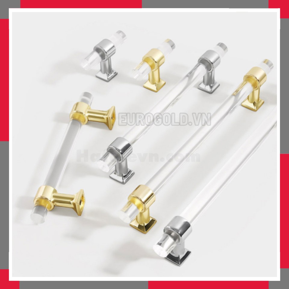 Tay Nắm Tủ Acrylic Phong Cách Hiện đại đơn Giản EuroGold BH6858