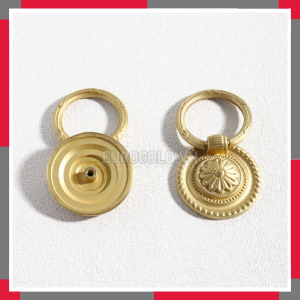 Tay Nắm Tủ đồng Nguyên Chất EuroGold BHER15
