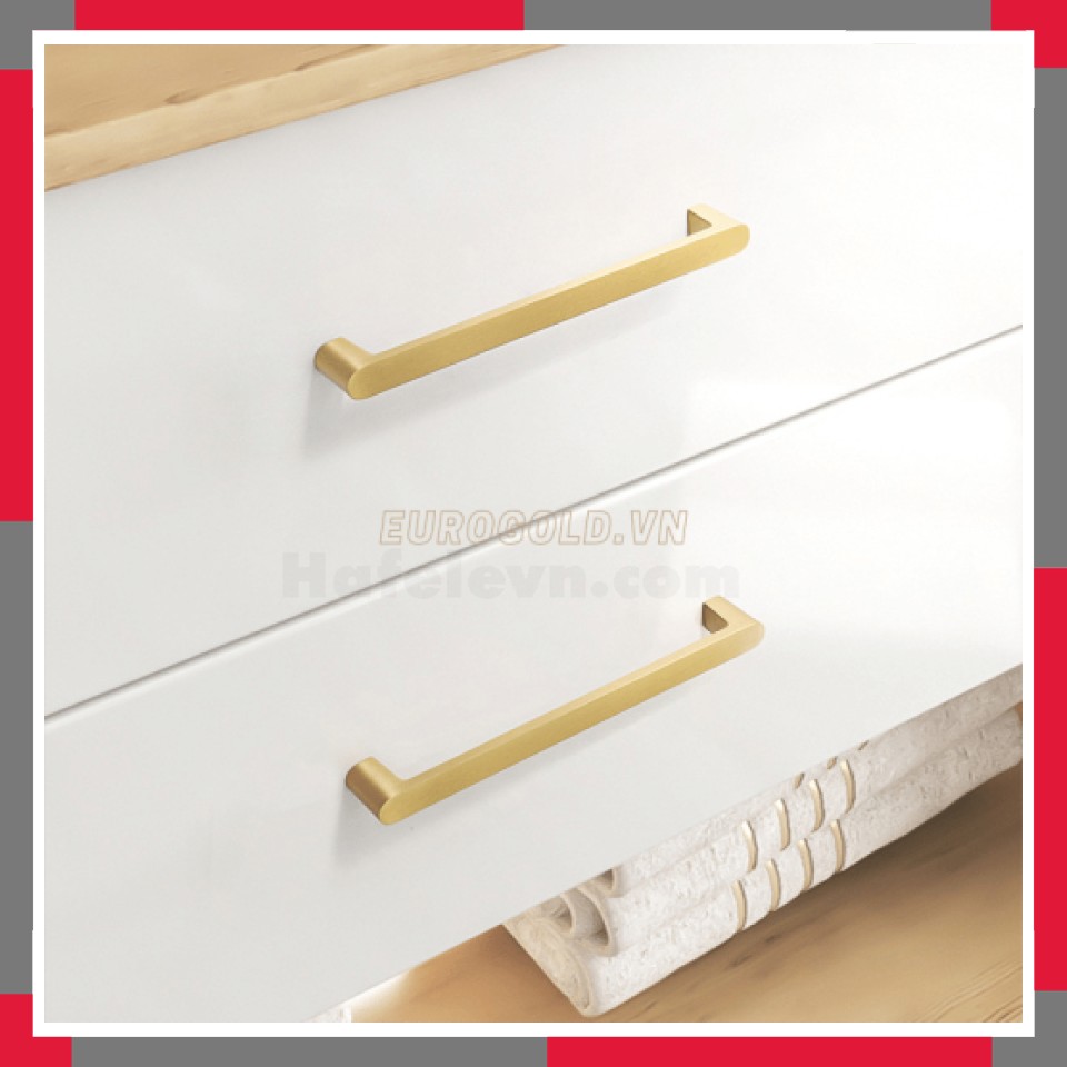 Tay Nắm Tủ đồng Nguyên Chất EuroGold BHF52