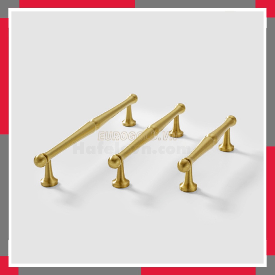 Tay Nắm Tủ đồng Nguyên Chất EuroGold BHG118