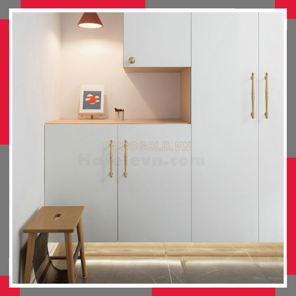 Tay Nắm Tủ đồng Nguyên Chất EuroGold BHG118