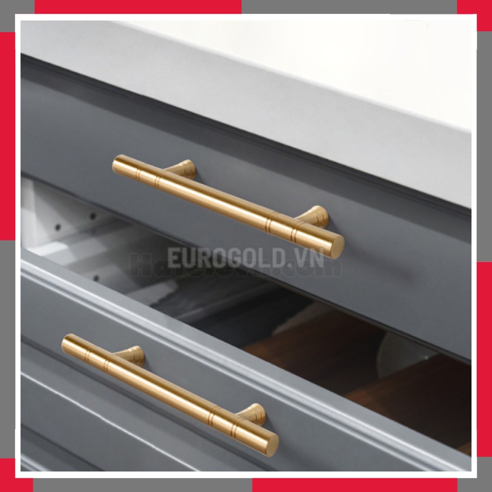 Tay Nắm Tủ đồng Nguyên Chất EuroGold BHG138