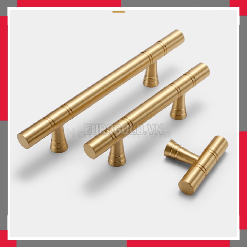 Tay Nắm Tủ đồng Nguyên Chất EuroGold BHG138