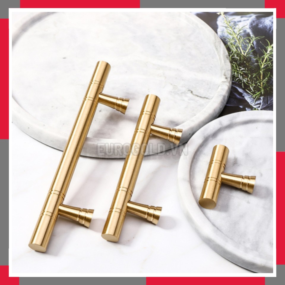 Tay Nắm Tủ đồng Nguyên Chất EuroGold BHG138
