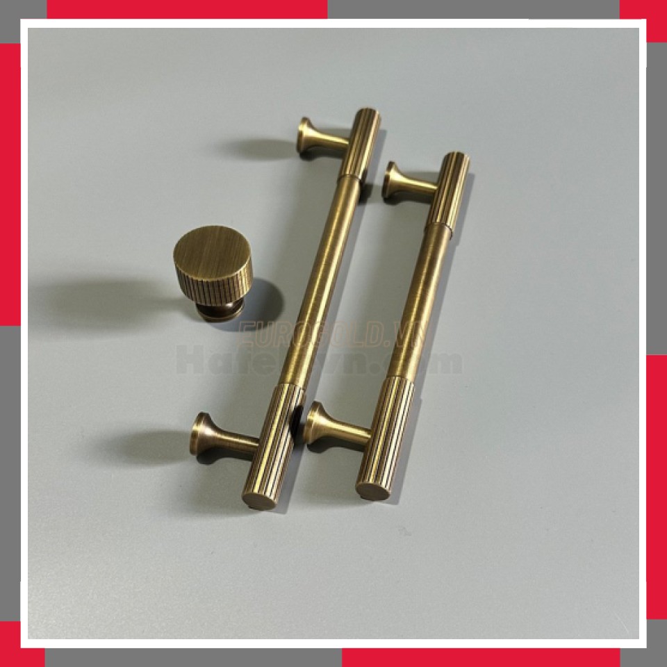 Tay Nắm Tủ đồng Nguyên Chất EuroGold BHG8890