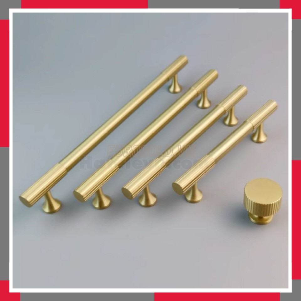 Tay Nắm Tủ đồng Nguyên Chất EuroGold BHG8890