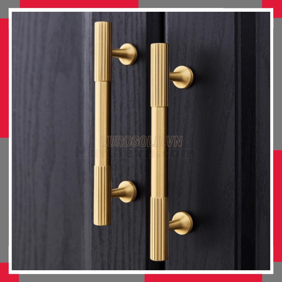 Tay Nắm Tủ đồng Nguyên Chất EuroGold BHG8890