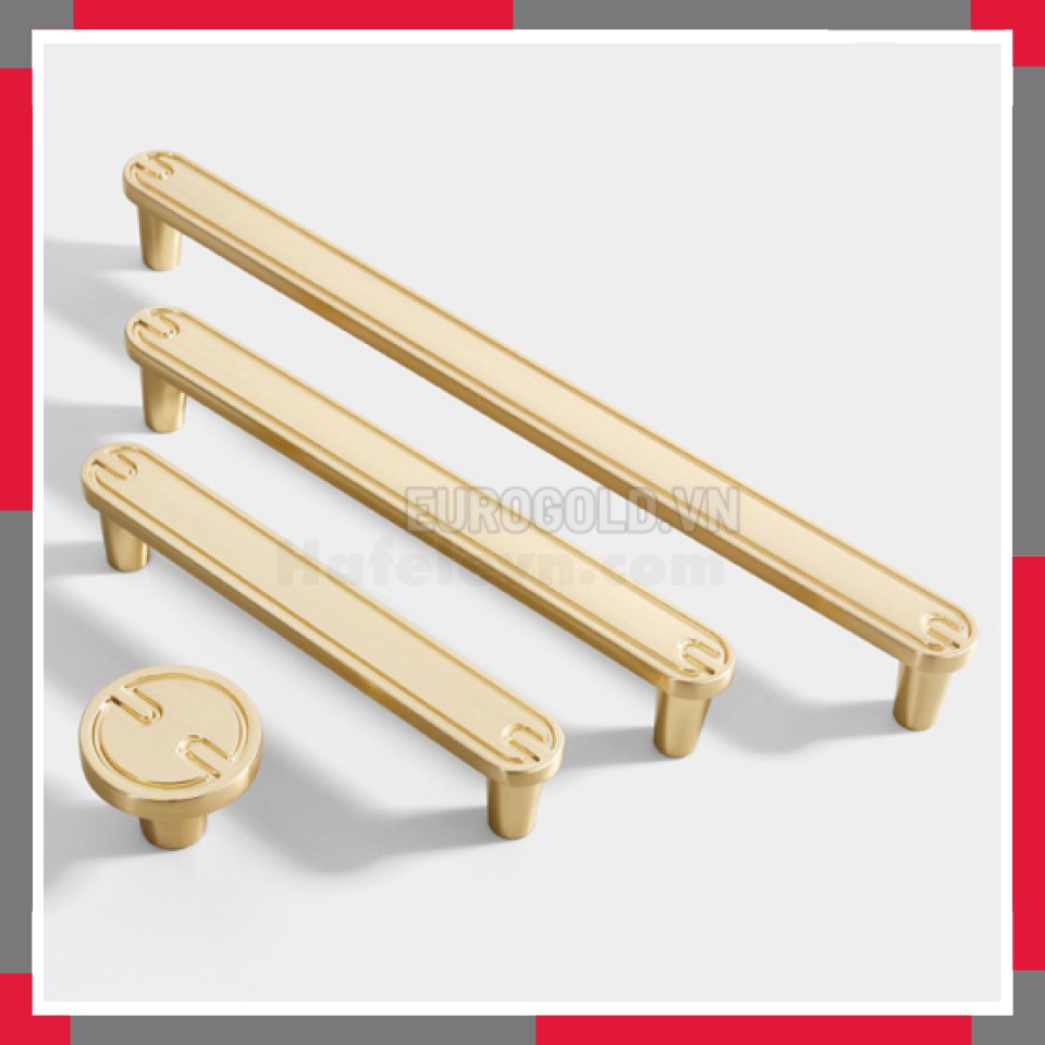 Tay Nắm Tủ Hợp Kim Cao Cấp Phong Cách Á Đông EuroGold BH8086
