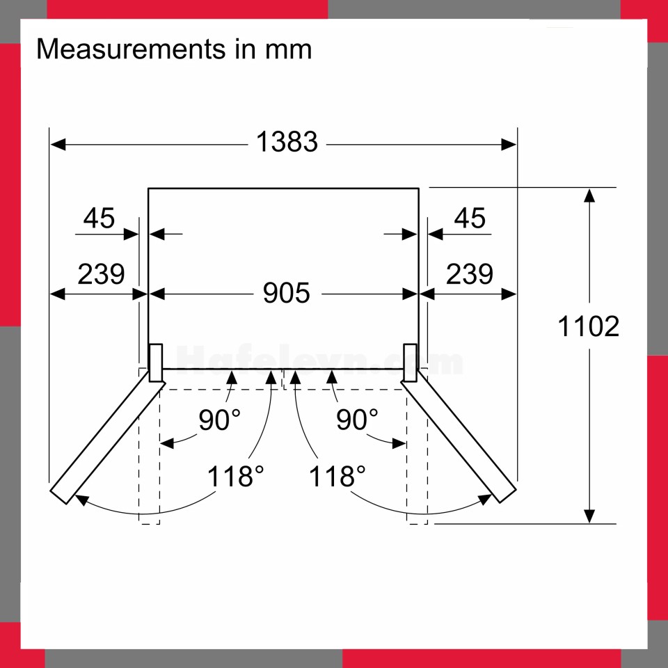 Tủ lạnh có ngăn đá Bosch KFN96APEAG Serie 4