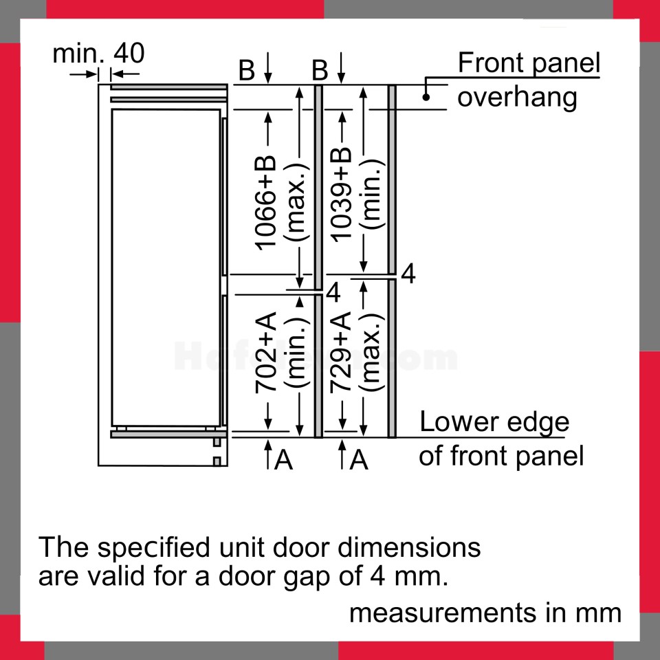 Tủ lạnh có ngăn đá Bosch KIN86AF30O Serie 6