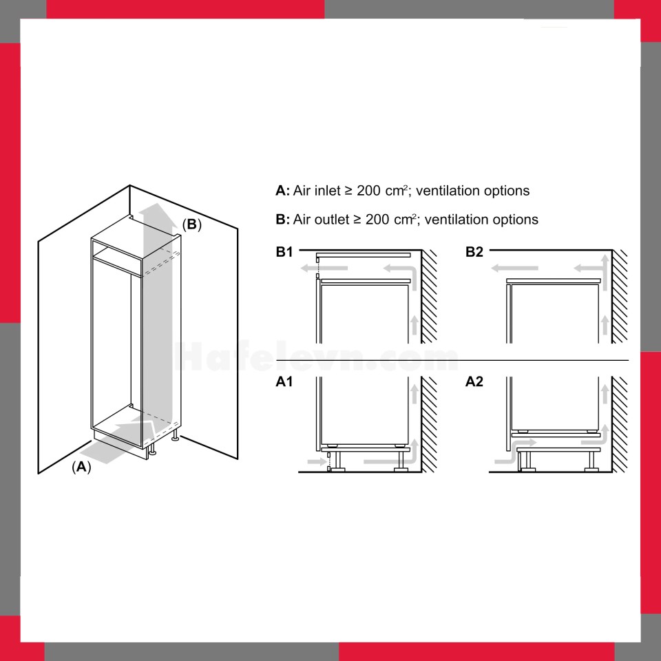 Tủ lạnh có ngăn đá Bosch KIN86AF30O Serie 6