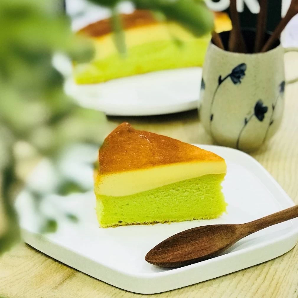 BÁNH BÔNG LAN FLAN LÁ DỨA (HẤP)