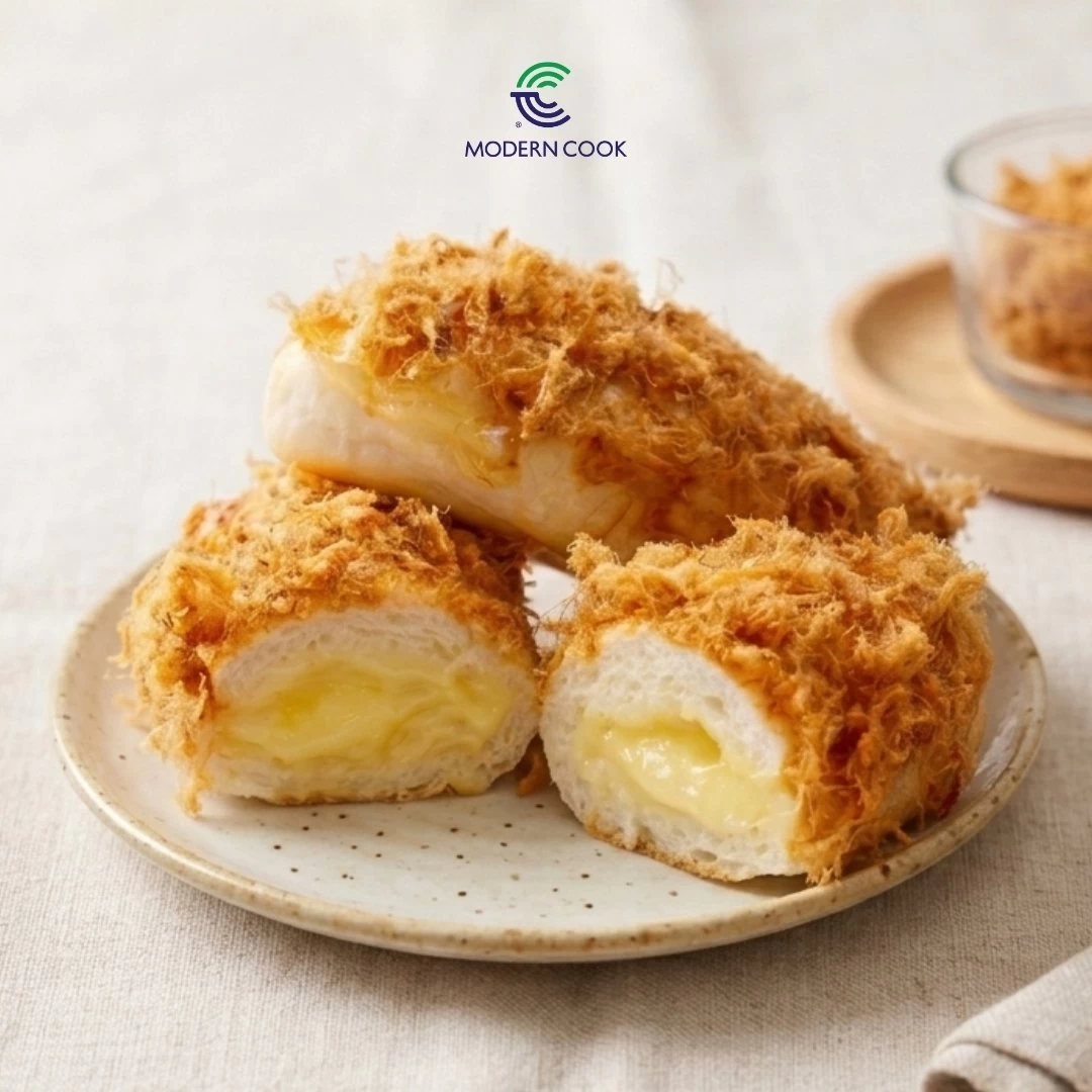 BÁNH MÌ CHÀ BÔNG SỐT DẦU TRỨNG