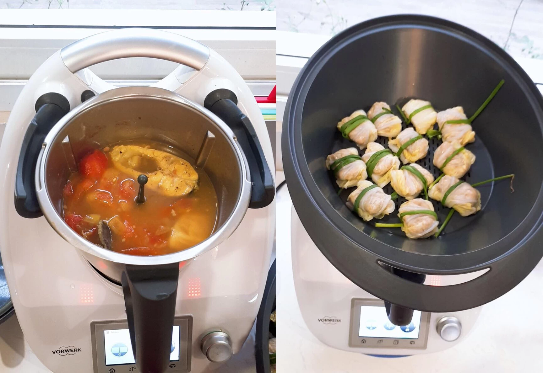 BẮP CẢI CUỘN THỊT HẤP, CANH CHUA CÁ