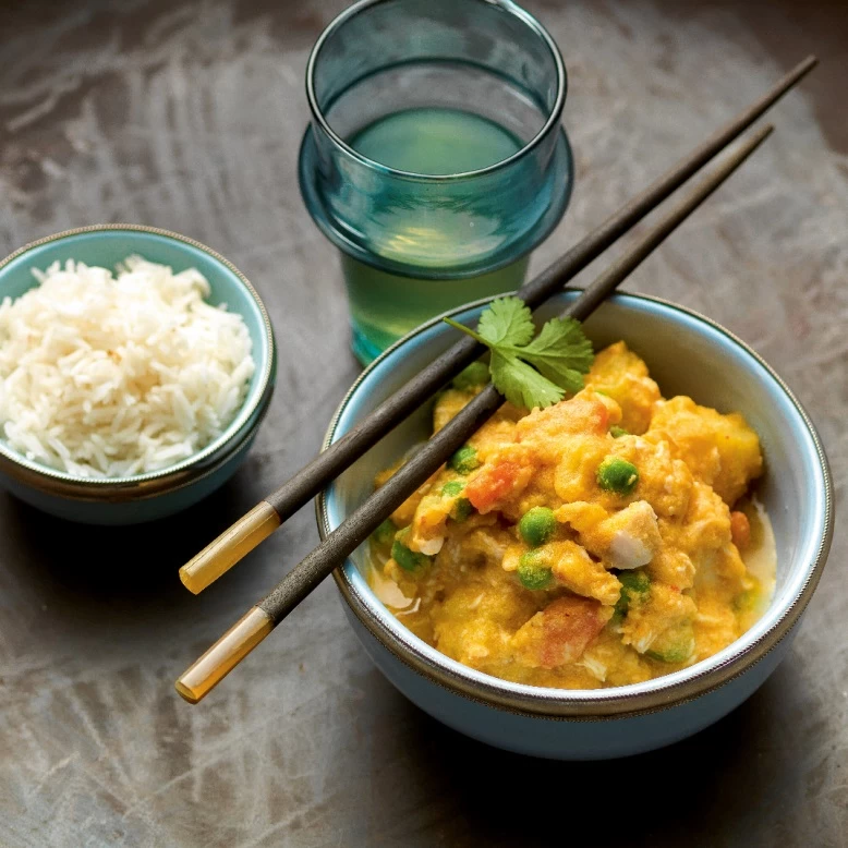 CÀ-RI GÀ KIỂU THÁI (NẤU NHANH)