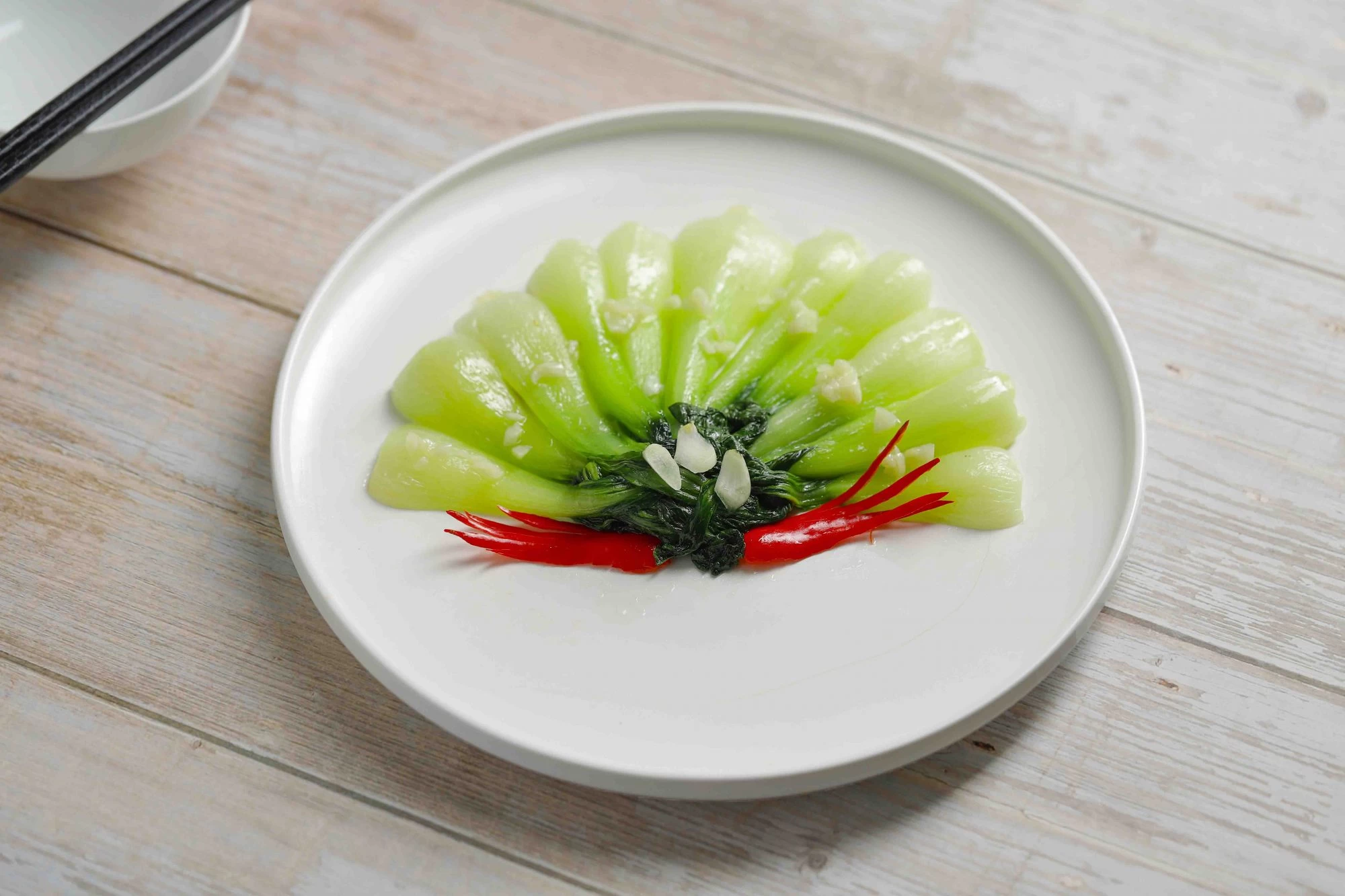CẢI CHIP XÀO TỎI