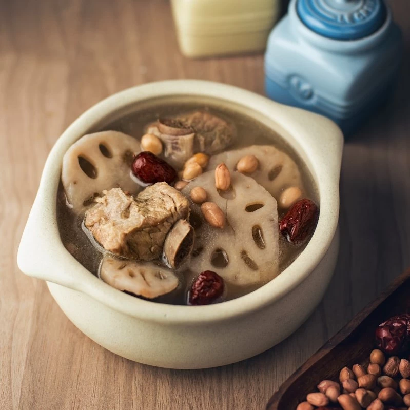 CANH DINH DƯỠNG NGÓ SEN HẦM ĐẬU PHỘNG