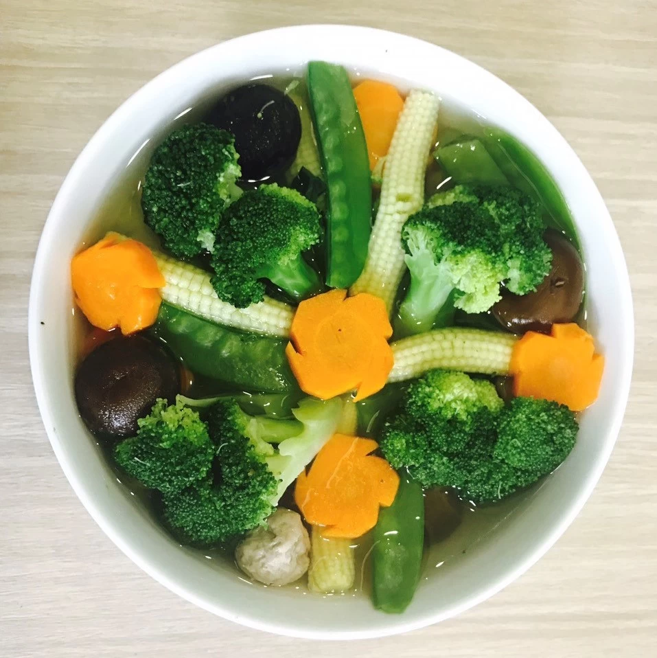 CANH RAU CỦ NẤU GIÒ SỐNG