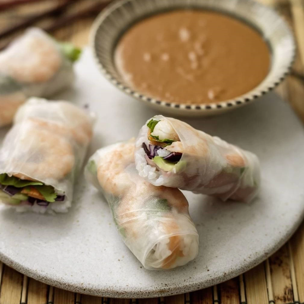 CƠM CUỘN MÙA HÈ VỚI SỐT LẠC