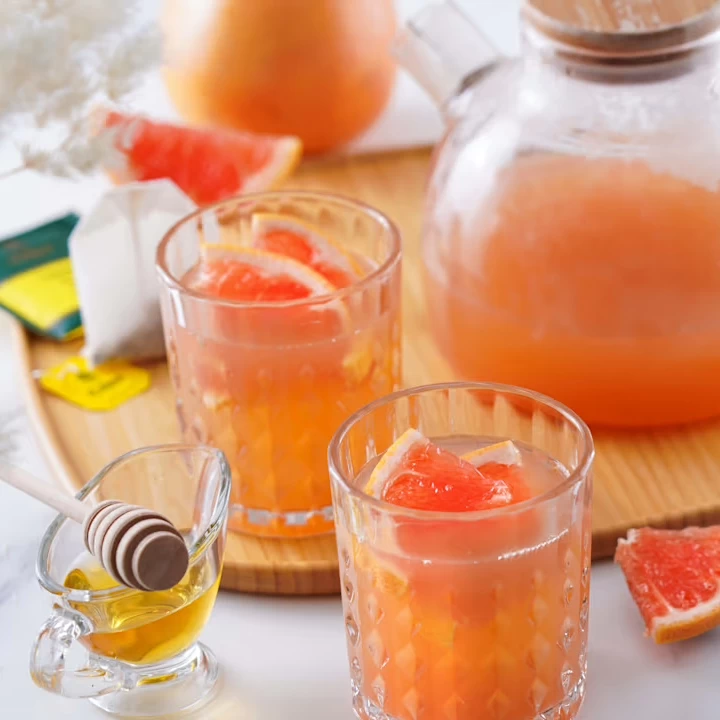 DETOX TRÀ HOA CÚC BƯỞI HỒNG