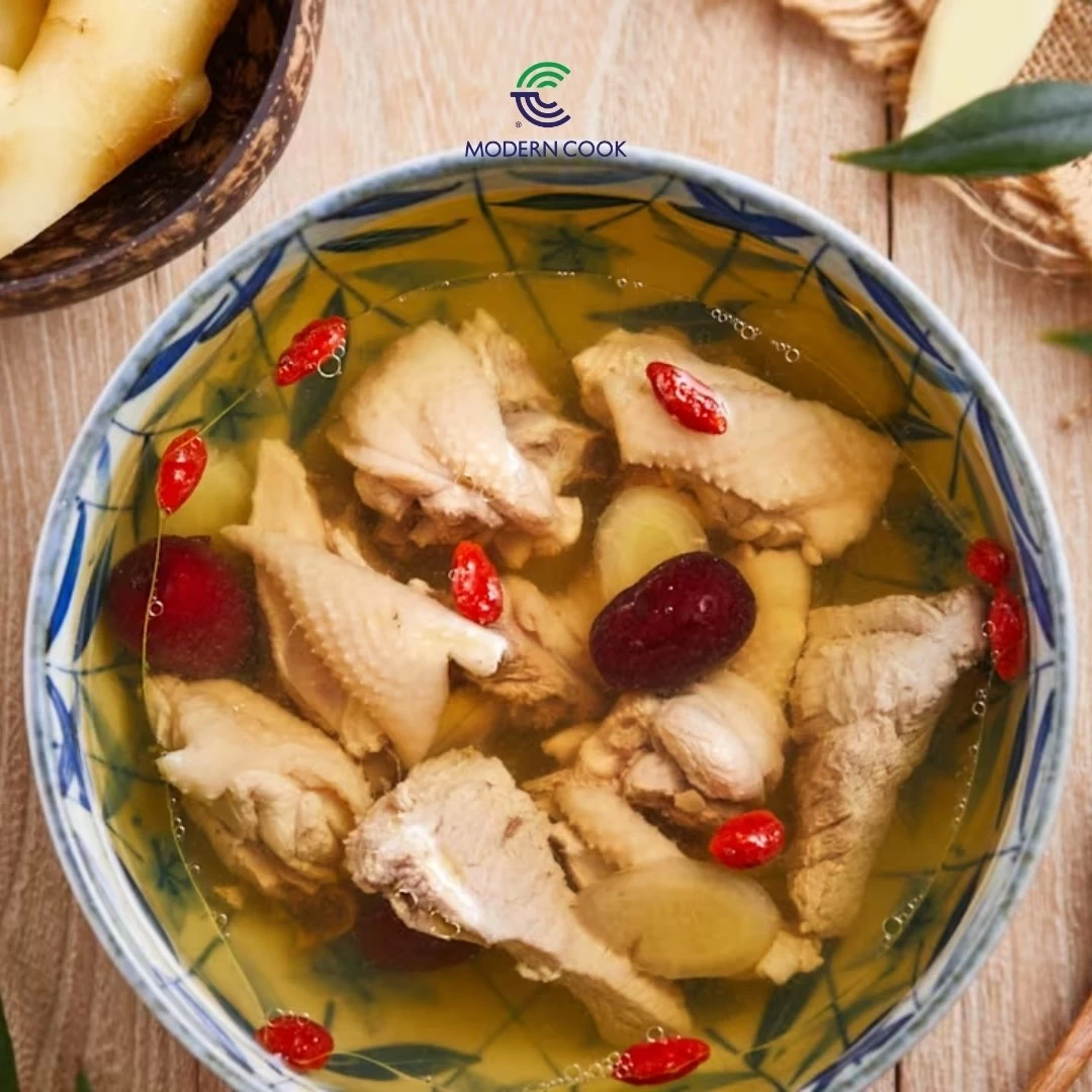 GÀ HẦM NƯỚC DỪA