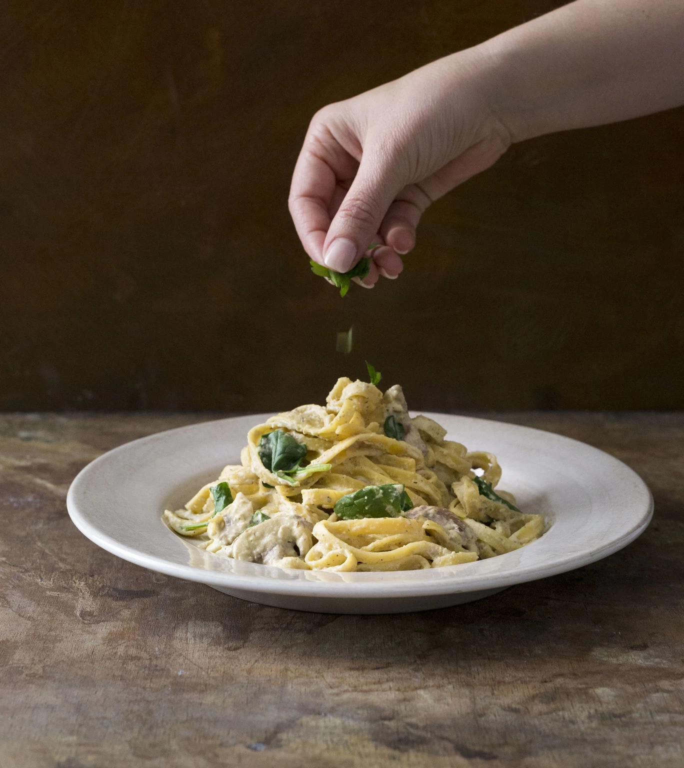 MÌ PASTA ALFREDO NẤM