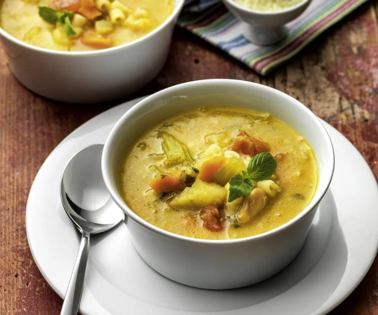 MINESTRONE (SÚP MÌ VÀ RAU CỦ)