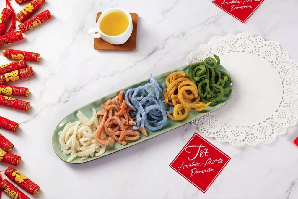 MỨT DỪA NON NGŨ SẮC
