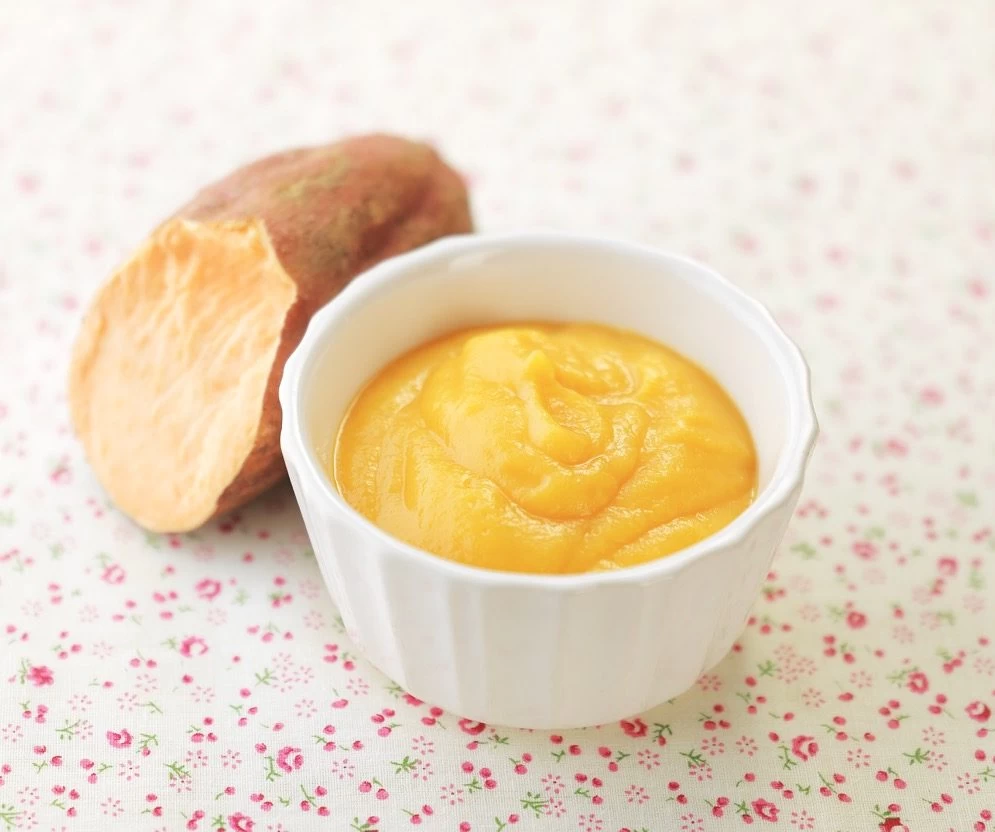PUREE KHOAI LANG (CHO BÉ TỪ 6 THÁNG)