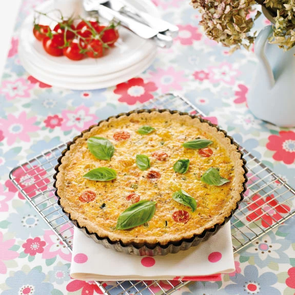 QUICHE CÀ CHUA RAU CỦ